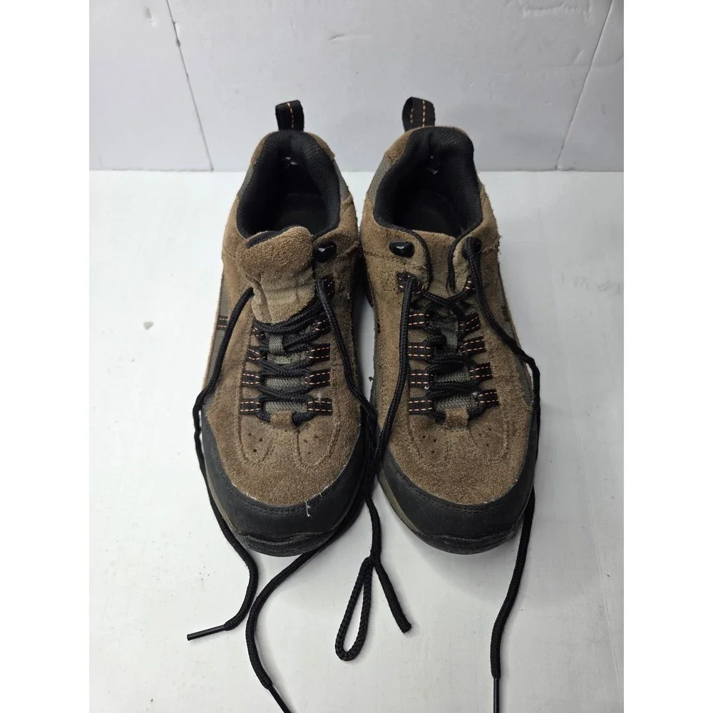 Beaver Creek Mens 8M Brown Suede Low Top Hiking Trail Shoes Lug Sole‎ Outdoor